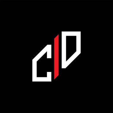 CD harfi logosu vektör grafikli yaratıcı tasarım
