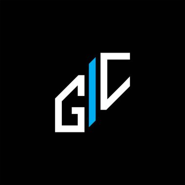 GC harfi logosu vektör grafikli yaratıcı tasarım