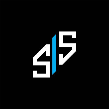 SS harfi logosu vektör grafikli yaratıcı tasarım