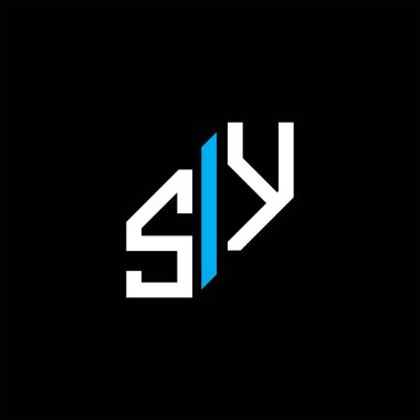 SY harf logosu vektör grafikli yaratıcı tasarım
