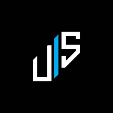 Vektör grafikli ABD harfi yaratıcı logosu