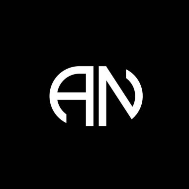 A harfi logo yaratıcı tasarımı vektör grafik ile