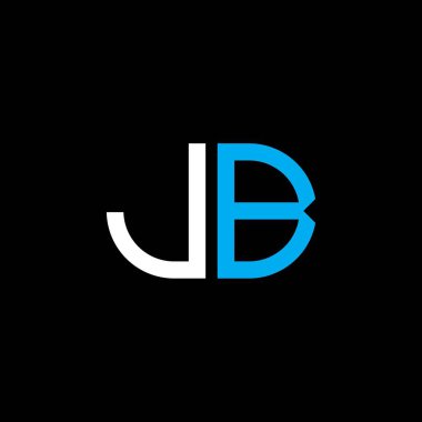 JB harf logosu vektör grafikli yaratıcı tasarım