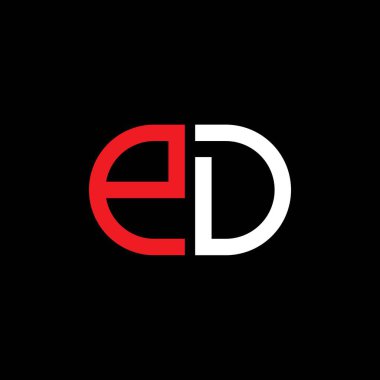 PD harfi logosu vektör grafikli yaratıcı tasarım