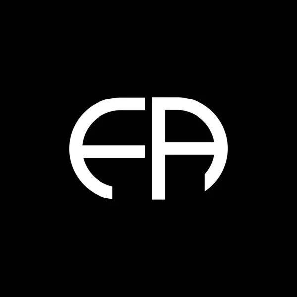 Design Criativo Logotipo Carta Com Gráfico Vetorial — Vetor de Stock