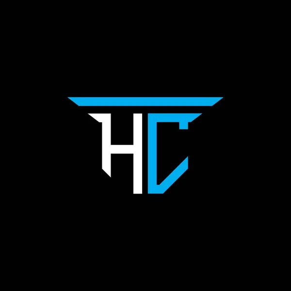 Vektör Grafikli Harf Logosu Yaratıcı Tasarımı — Stok Vektör