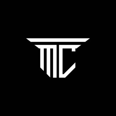 MC letter logo creative design with vector graphic