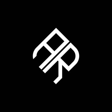 AR harfi logosu vektör grafikli yaratıcı tasarım