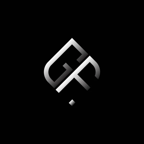 Diseño Creativo Del Logotipo Letra Con Gráfico Vectorial — Vector de stock