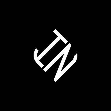 In harfi logosu vektör grafikli yaratıcı tasarım