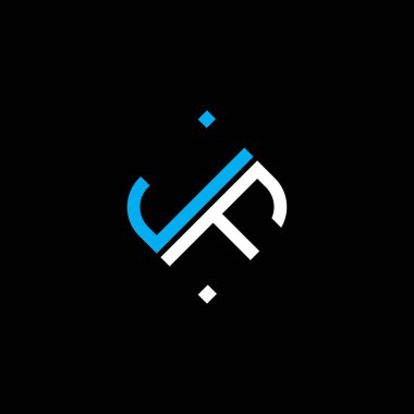 JF letter logo creative design with vector graphic