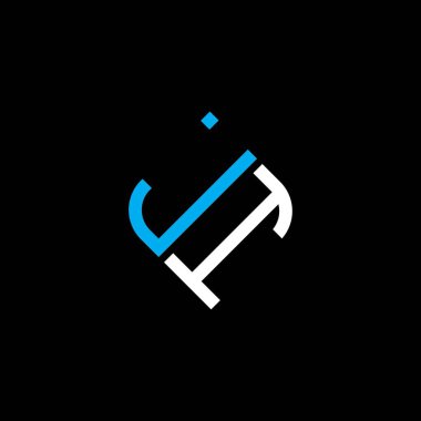 JI letter logo creative design with vector graphic