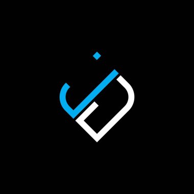 JJ letter logo creative design with vector graphic