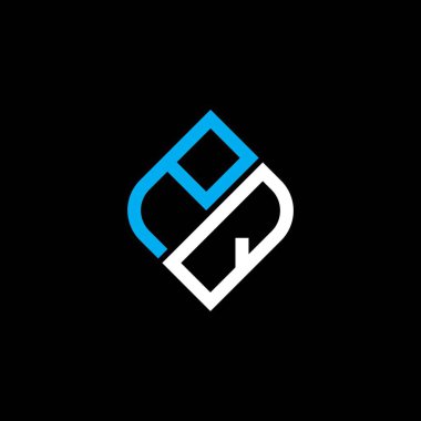 PQ letter logo creative design with vector graphic