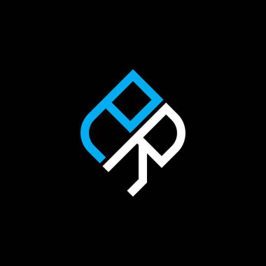 PR letter logo creative design with vector graphic