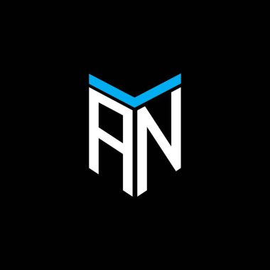 A harfi logo yaratıcı tasarımı vektör grafik ile