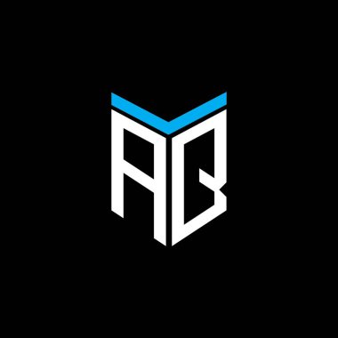AQ letter logo creative design with vector graphic