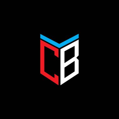 CB harfi logosu vektör grafikli yaratıcı tasarım