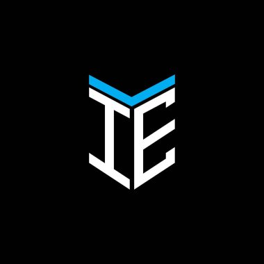 Örneğin vektör grafikli harf logosu yaratıcı tasarımı