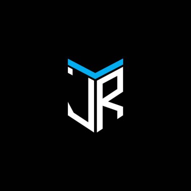 JR letter logo creative design with vector graphic