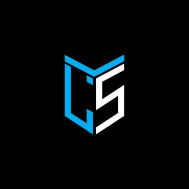 LS harfi logo yaratıcı tasarımı vektör grafik ile