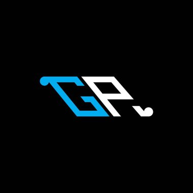 GP harf logosu vektör grafikli yaratıcı tasarım