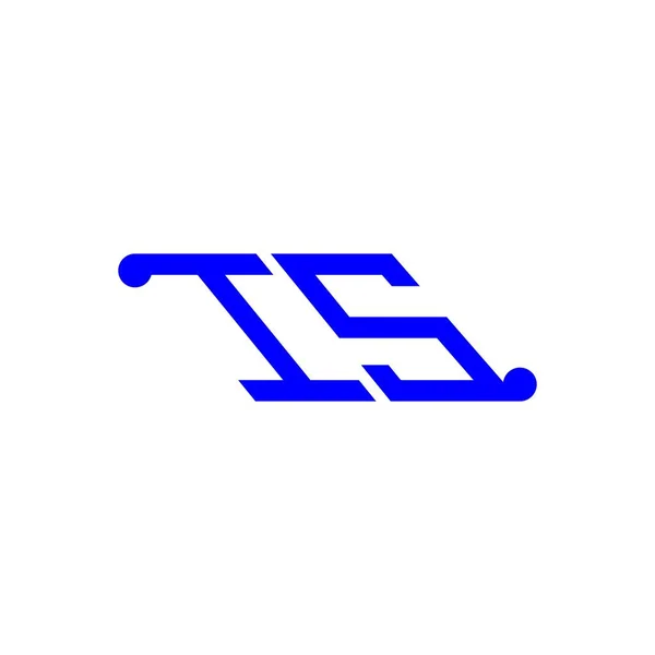 Lettera Logo Design Creativo Con Grafica Vettoriale — Vettoriale Stock
