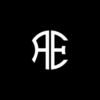 AE letter logo creative design with vector graphic, Abc simple and modern logo design.