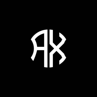 AX letter logo creative design with vector graphic, Abc simple and modern logo design.