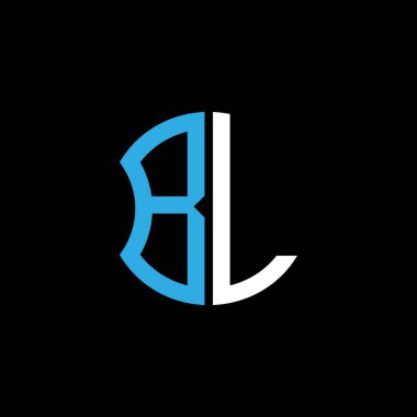 BL letter logo creative design with vector graphic, Abc simple and modern logo design.
