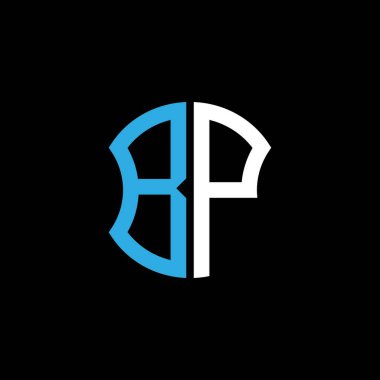 BP letter logo creative design with vector graphic, Abc simple and modern logo design.
