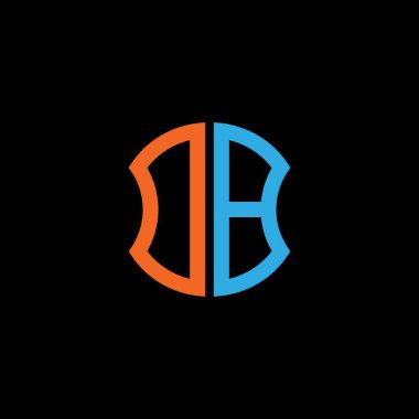 DB letter logo creative design with vector graphic, Abc simple and modern logo design.