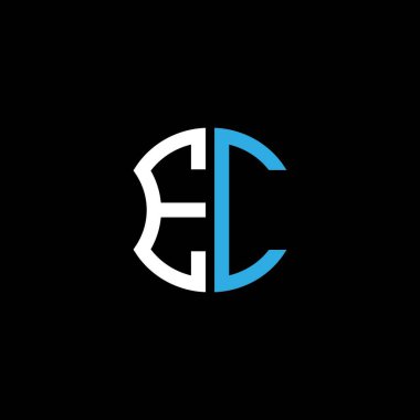 EC letter logo creative design with vector graphic, Abc simple and modern logo design.