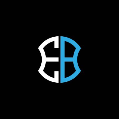 EB letter logo creative design with vector graphic, Abc simple and modern logo design.
