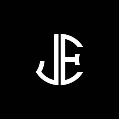 JE letter logo creative design with vector graphic, Abc simple and modern logo design.