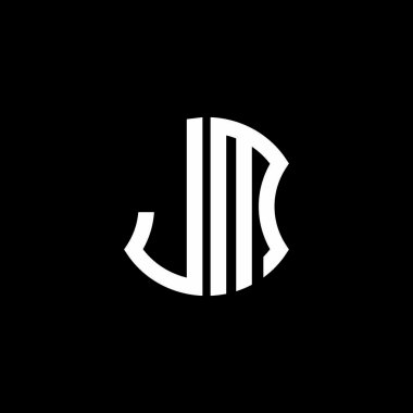 JM letter logo creative design with vector graphic, Abc simple and modern logo design.
