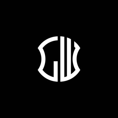 LW letter logo creative design with vector graphic, Abc simple and modern logo design.