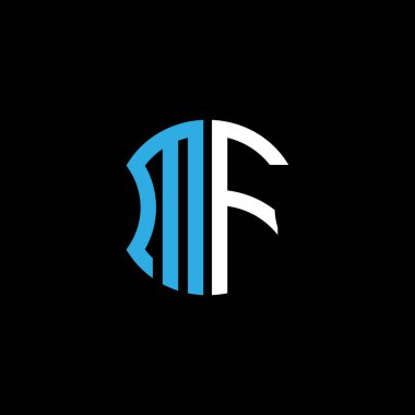 MF letter logo creative design with vector graphic, Abc simple and modern logo design.