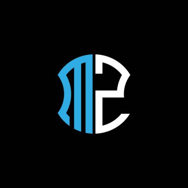 MZ letter logo creative design with vector graphic, Abc simple and modern logo design.