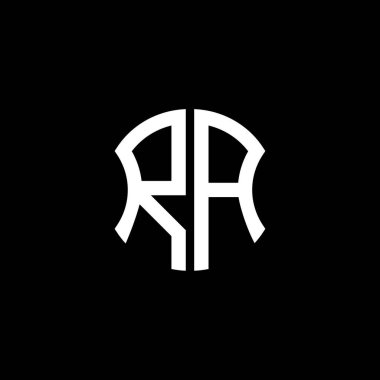 RA letter logo creative design with vector graphic, Abc simple and modern logo design.