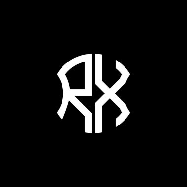 RX letter logo creative design with vector graphic, Abc simple and modern logo design.