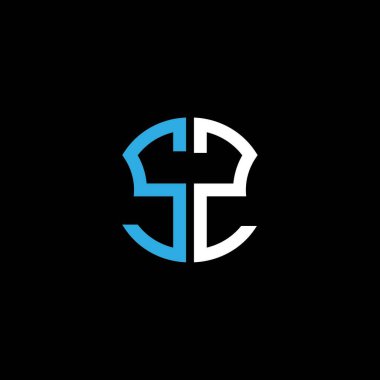 SZ letter logo creative design with vector graphic, Abc simple and modern logo design.