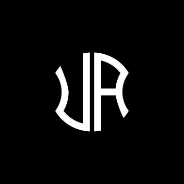 UA letter logo creative design with vector graphic, Abc simple and modern logo design.