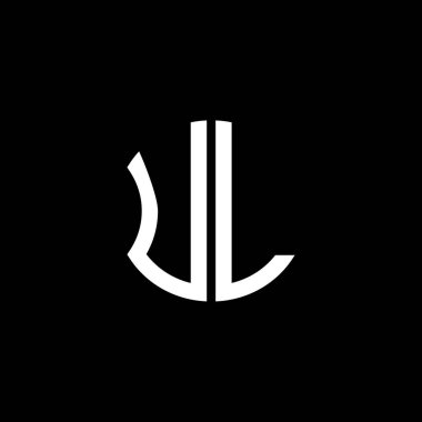 UL letter logo creative design with vector graphic, Abc simple and modern logo design.