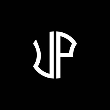 UP letter logo creative design with vector graphic, Abc simple and modern logo design.