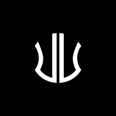 UU letter logo creative design with vector graphic, Abc simple and modern logo design.
