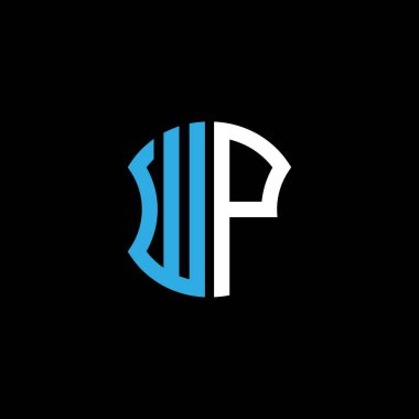 WP letter logo creative design with vector graphic, Abc simple and modern logo design.