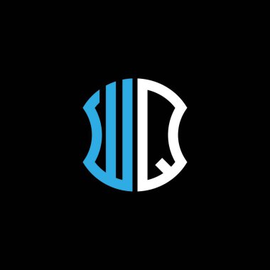 WQ letter logo creative design with vector graphic, Abc simple and modern logo design.