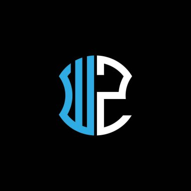 WZ letter logo creative design with vector graphic, Abc simple and modern logo design.