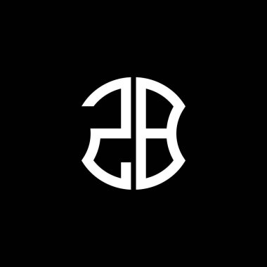 ZB letter logo creative design with vector graphic, Abc simple and modern logo design.